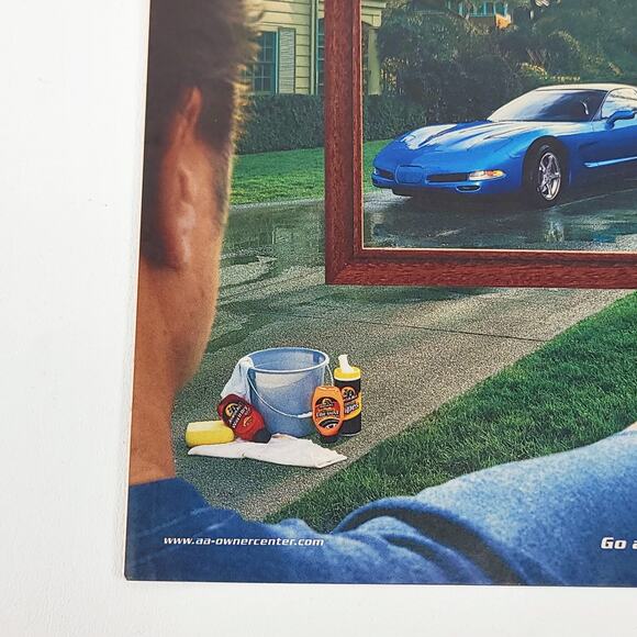Chevrolet Corvette Go Ahead Stare Framed Art Print Ad 2008 Rod & Custom 8.5x11 - Picture 4 of 5